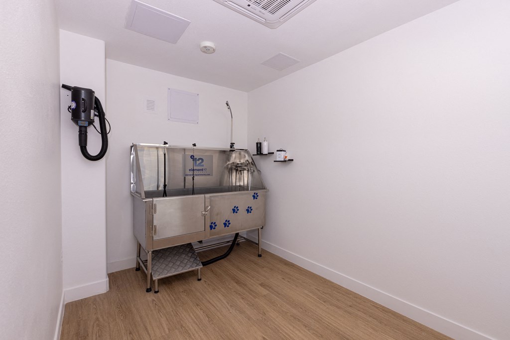 pet washing station at element 12