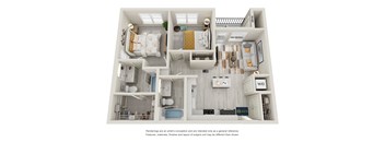 3-D Floor Plan B2 Solasta at Solasta, Sacramento, 95831
