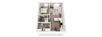 A2 Floorplan at Avela Luxury Apartments, Henderson, Nevada