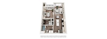 A3 Floorplan at Avela Luxury Apartments, Nevada, 89011