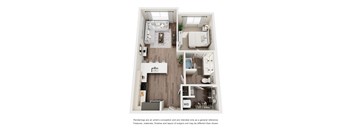 A4 Floorplan at Avela Luxury Apartments, Nevada
