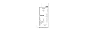 the floor plan of the apartment