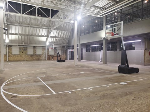 Indoor basketball court at CWC