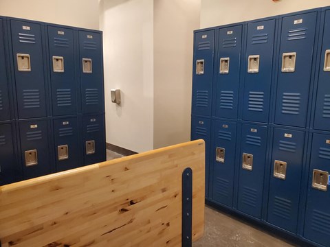 Lockers at CWC