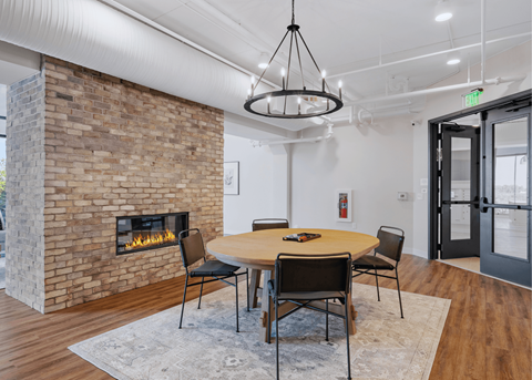 Community Room at Lexi Apartments in Blaine, MN.