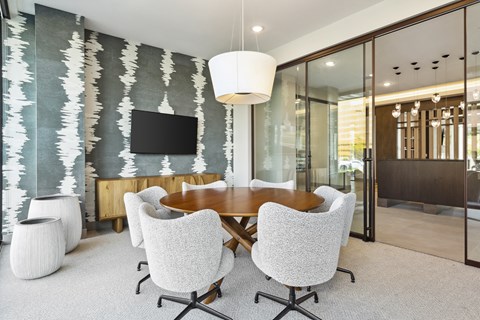 The conference room at Risor of Bloomington.