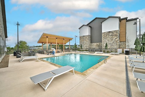 Swimming Pool at Ryder Ridge in Austin, TX.