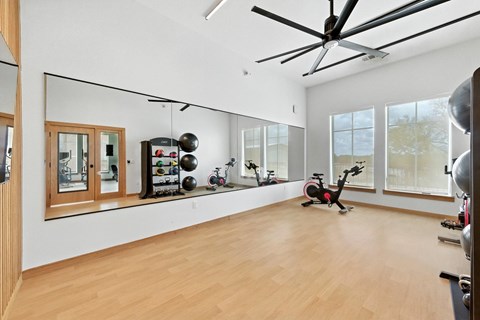 Yoga Studio at Ryder Ridge in Austin, TX.