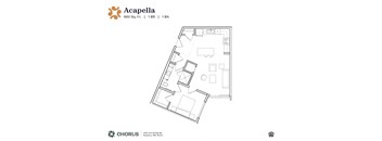 a floor plan of a small apartment
