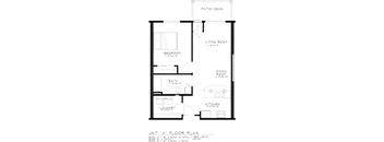 Apartment Floorplan at Pines Rapid City Apartments SD