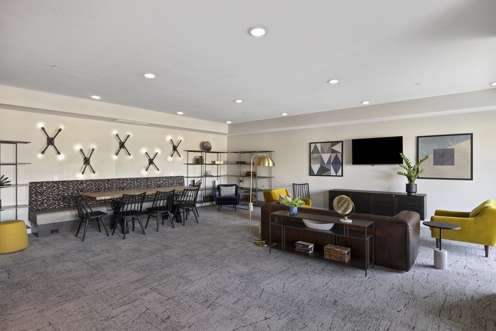 the preserve at cardinal courts spacious living room and dining area