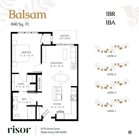 9775 Grove Circle North 1-2 Beds Apartment for Rent - Photo Gallery 10