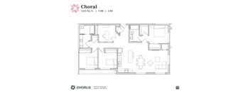 a floor plan of a room