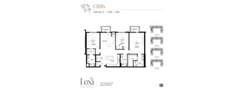 Floor Plan at Lexi Apartments in Blaine, MN.