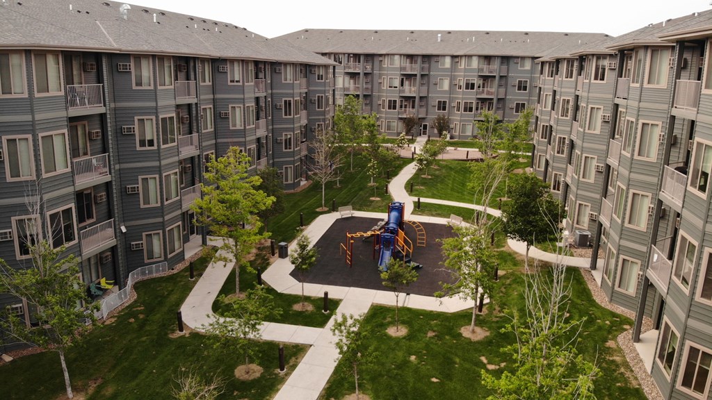 Aerial View of Courtyard