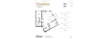 A floor plan at Risor of Maple Grove.
