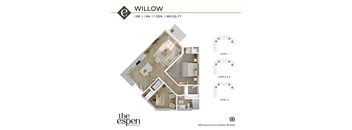 The Espen_Willow_3d floor plan