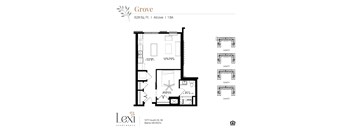 Floor Plan at Lexi Apartments in Blaine, MN.