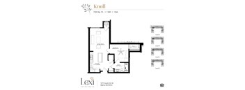 Floor Plan at Lexi Apartments in Blaine, MN.