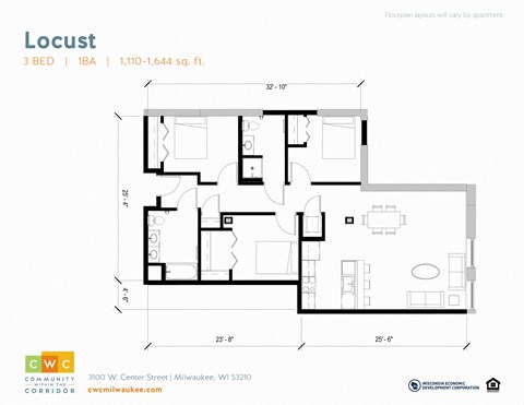 3100 W Center Street Studio-4 Beds Apartment, Affordable for Rent - Photo Gallery 28