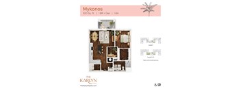 Mykonos Floor Plan - Karlyn