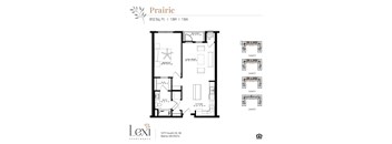 Floor Plan at Lexi Apartments in Blaine, MN.
