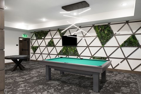 The game room at Risor Apple Valley.