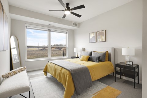 The bedroom at Risor of Blaine.