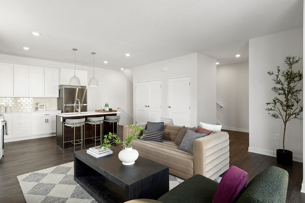 The Espen Townhomes_Living Room and Kitchen