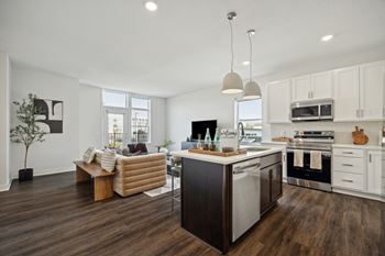 The Espen-Townhome Kitchen and Living Room