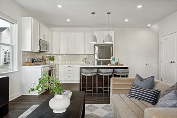 The Espen-Townhome Kitchen and Living Room