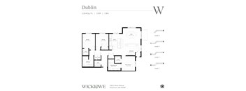 Wicklowe apartments 3 bedroom floor plan