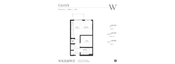 Wicklowe apartments alcove floor plan