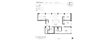 Floor Plan at Carlton Lofts in Clouqet, MN.