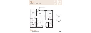 Aire Floor Plan at Belterra Apartments in Plymouth MN
