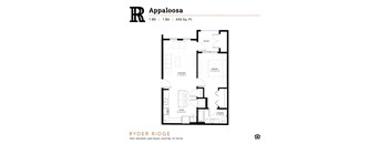 Ryder Ridge-Appaloosa Floor Plan