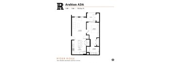 Ryder Ridge-Arabian ADA Floor Plan