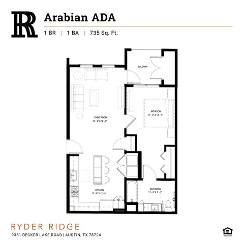 Ryder Ridge-Arabian ADA Floor Plan