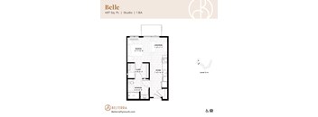 Belle Floor Plan at Belterra Apartments in Plymouth, MN