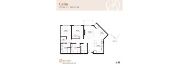 Calm floor plan at Belterra Apartments in Plymouth MN