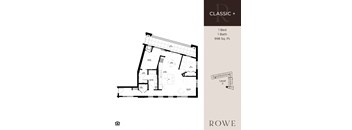Classic Plus – 1 Bed / 1 Bath at Rowe Residences in Victoria, MN