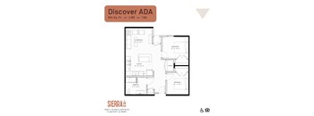 Discover ADA Floor Plan at Sierra on 66 in Flagstaff, AZ.