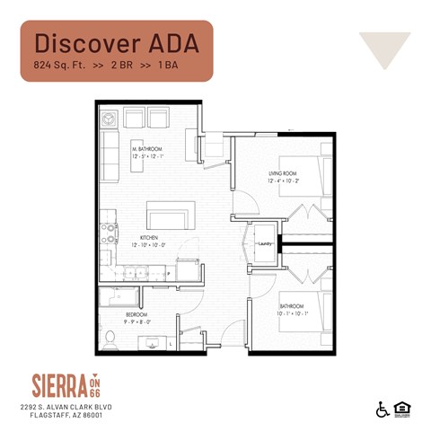 Sierra on 66-Discover ADA Floor Plan