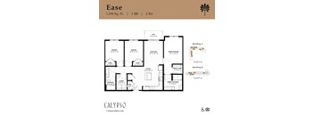 The image of the Ease floor plan at Calypso at Ballpark Village in Goodyear, AZ.