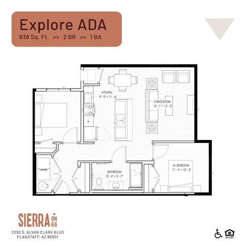 Sierra on 66-Explore ADA Floor Plan