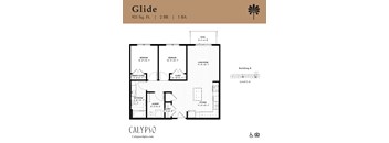 The image of the Glide floor plan at Calypso at Ballpark Village in Goodyear, AZ.