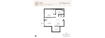 the floor plan of the blakely residences