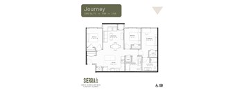 Journey Floor Plan at Sierra on 66 in Flagstaff, AZ.
