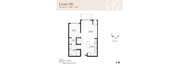 Lumi B Floor Plan at Belterra Apartments in Plymouth MN