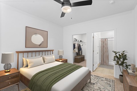 Virtually Staged Bedroom at Mesa Vista in Casa Grande, AZ.